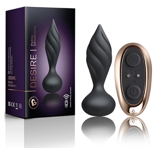 Plug analny wibrujący - Rocks-Off Petite Sensations Desire Black